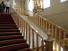 The Escalier Murat, linking the ground and first floors