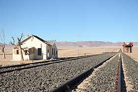 Bahnhof und Gleisanlage Garub