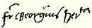 George Martinuzzi's signature