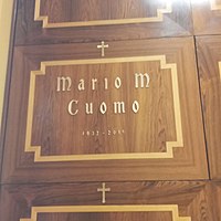 The niche of Governor Mario Cuomo