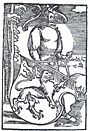 Signet Hans Dorns aus dem Jahre 1506: Auf dem Schild ist der Braunschweiger Löwe abgebildet.