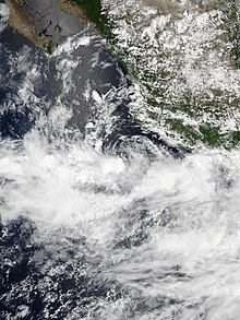Satellite image of Tropical Storm Hernan