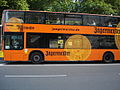 A bus advertising Jägermeister