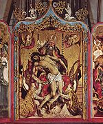Gottes Not, a German Pietà-like variant of the Throne of Mercy, Jan Polack, 1491