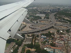 Kathipara Junction, Chennai, a bird's-eye view
