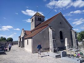 The church in Échevannes