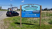 Welcome to Lubec Sign