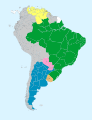 Member states of the Mercosur trade bloc.