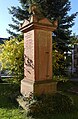 Napoleonstein auf dem Friedhof