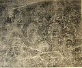 Bodhisattvas incised on Lotus Petal of the throne of the main Buddha, 8th century.