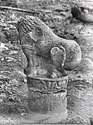 The winged lion capital of pillar 34 (lost).