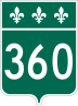 Route 360 marker