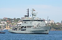 HMAS Leeuwin im Oktober 2013