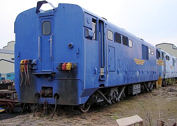 No. 12-002 in SAR Blue Train livery at Koedoespoort, 2 October 2009