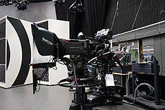 TV camera at ZDF in the nano studio.