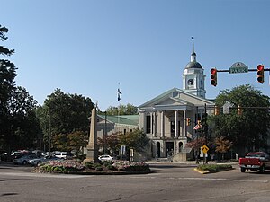 Aiken County Courthouse and Confederate Monument