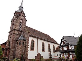 The church in Bernolsheim