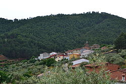 View of Cambroncino, an alquería in Caminomorisco municipality