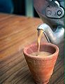 Image 38Indian Masala chai served in a red clay tea cup. (from List of national drinks)