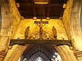 1999 picture of the rood at St Deiniol's Church, Hawarden