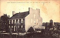 An old postcard of the Mount Washington Tavern.