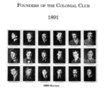 Founders of Colonial Club, 1891