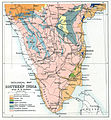 Geology Gazetter map of Malabar in 1897