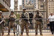 Pennsylvania National Guard in Philadelphia on June 6, 2020