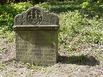 Grabstein Holenstein 1632 Friedhof St.Michael Marburg