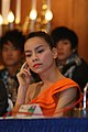 Singer, actress, celebrities Hồ Ngọc Hà Mentor of The Face Vietnam season 1
