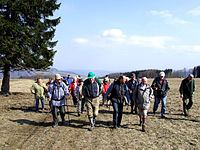 Walkers on the High Rhön