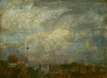 The Rooftops of Ostend (1884), Royal Museum of Fine Arts Antwerp