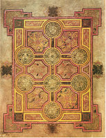 Carpet page from the Book of Kells