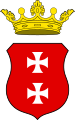 Lesser Coat of Arms of the Republic of Danzig (Napoleonic).svg