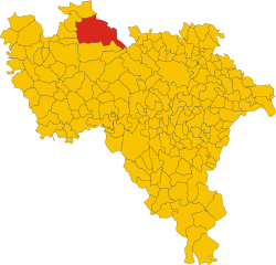 Vigevano within the province of Pavia