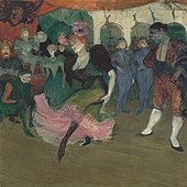 Marcelle Lender Dancing the Bolero in "Chilpéric", 1895–96, oil on canvas, National Gallery of Art, Washington D.C.
