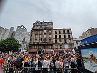 Paris Pride at Hoche in 2021