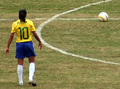 Image 3Marta wearing the Brazil number 10 during a match in the 2007 Pan American Games (from Women's association football)