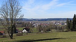 Breitenbrunn seen from the east