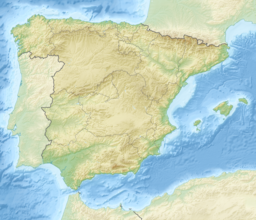 Location of the lake in Spain.