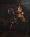Frederick Rihel, a merchant on horseback by Rembrandt, c. 1663