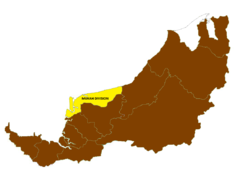 Location of Mukah Division