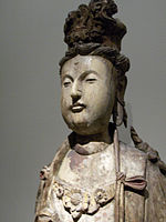 A wooden Bodhisattva from the Song dynasty (960–1279)