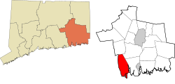 East Lyme's location within the Southeastern Connecticut Planning Region and the state of Connecticut