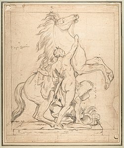Study for one of the horses of Marly, Metropolitan Museum of Art
