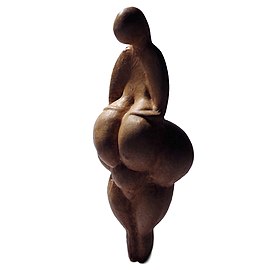25,000 year old Venus of Lespugue from France