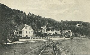 Sommerfrische-Villen in Rosenburg am Kamp, Niederösterreich, um 1910
