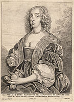 Duchess of Lennox, after van Dyck, by Wenceslaus Hollar