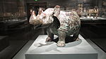 Bronze rhinoceros-shaped wine vessel, 11th century BCE