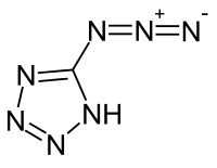 Strukturformel von 5-Azido-1H-tetrazol